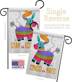 Fiesta of Mayo - Southwest Country & Primitive Vertical Impressions Decorative Flags HG192505 Made In USA