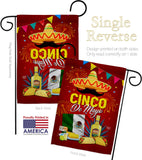 Cinco Festival - Southwest Country & Primitive Vertical Impressions Decorative Flags HG192537 Made In USA