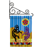 Kokopelli Dream - Southwest Country & Primitive Vertical Impressions Decorative Flags HG115079 Made In USA
