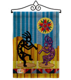 Kokopelli Dream - Southwest Country & Primitive Vertical Impressions Decorative Flags HG115079 Made In USA