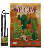 Cactus - Southwest Country & Primitive Vertical Impressions Decorative Flags HG115111 Made In USA