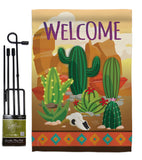 Cactus - Southwest Country & Primitive Vertical Impressions Decorative Flags HG115111 Made In USA