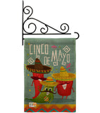 Chili Pepper Cinco de Mayo - Southwest Country & Primitive Vertical Impressions Decorative Flags HG115125 Made In USA