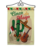 Fiesta Cinco de Mayo - Southwest Country & Primitive Vertical Impressions Decorative Flags HG115128 Made In USA