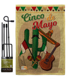 Fiesta Cinco de Mayo - Southwest Country & Primitive Vertical Impressions Decorative Flags HG115128 Made In USA