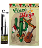 Fiesta Cinco de Mayo - Southwest Country & Primitive Vertical Impressions Decorative Flags HG115128 Made In USA