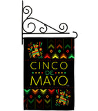 Serape Cinco de Mayo - Southwest Country & Primitive Vertical Impressions Decorative Flags HG115129 Made In USA