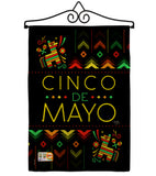 Serape Cinco de Mayo - Southwest Country & Primitive Vertical Impressions Decorative Flags HG115129 Made In USA