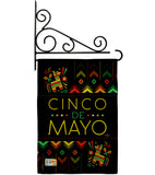 Serape Cinco de Mayo - Southwest Country & Primitive Vertical Impressions Decorative Flags HG115129 Made In USA