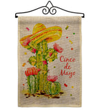 Cactus Cinco de Mayo - Southwest Country & Primitive Vertical Impressions Decorative Flags HG115178 Made In USA