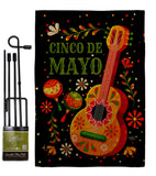 Celebrate Cinco De Mayo - Southwest Country & Primitive Vertical Impressions Decorative Flags HG115224 Made In USA