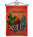 Prickly But Beautiful - Southwest Country & Primitive Vertical Impressions Decorative Flags HG115227 Made In USA