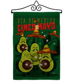 Avocado Fiesta - Southwest Country & Primitive Vertical Impressions Decorative Flags HG115234 Made In USA