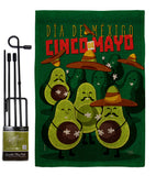 Avocado Fiesta - Southwest Country & Primitive Vertical Impressions Decorative Flags HG115234 Made In USA