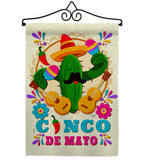 Mr. Cactus Mayo - Southwest Country & Primitive Vertical Impressions Decorative Flags HG115236 Made In USA