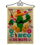 Mr. Cactus Mayo - Southwest Country & Primitive Vertical Impressions Decorative Flags HG115236 Made In USA