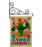 Mr. Cactus Mayo - Southwest Country & Primitive Vertical Impressions Decorative Flags HG115236 Made In USA