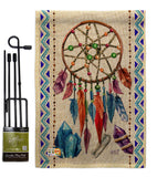 Dreamcatcher - Southwest Country & Primitive Vertical Impressions Decorative Flags HG137010 Made In USA