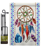 Dreamcatcher - Southwest Country & Primitive Vertical Impressions Decorative Flags HG137010 Made In USA