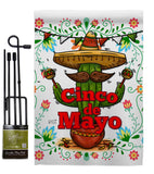 Cinco de Mayo - Southwest Country & Primitive Vertical Impressions Decorative Flags HG137012 Made In USA
