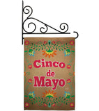 Suzani Cinoco de Mayo - Southwest Country & Primitive Vertical Impressions Decorative Flags HG137042 Made In USA