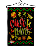 Ready to Cinco de Mayo - Southwest Country & Primitive Vertical Impressions Decorative Flags HG137043 Made In USA