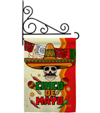 Calavera Cinco de Mayo - Southwest Country & Primitive Vertical Impressions Decorative Flags HG137045 Made In USA