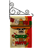 Calavera Cinco de Mayo - Southwest Country & Primitive Vertical Impressions Decorative Flags HG137045 Made In USA