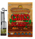 Southwest Cinco de Mayo - Southwest Country & Primitive Vertical Impressions Decorative Flags HG137056 Made In USA