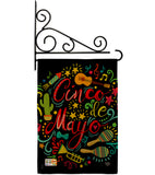 El Fiesta Cinco de Mayo - Southwest Country & Primitive Vertical Impressions Decorative Flags HG192061 Made In USA