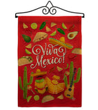 Viva Mexico - Southwest Country & Primitive Vertical Impressions Decorative Flags HG192321 Made In USA