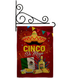 Cinco Festival - Southwest Country & Primitive Vertical Impressions Decorative Flags HG192537 Made In USA