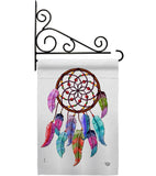 Colorful Dreamcatcher - Southwest Country & Primitive Vertical Impressions Decorative Flags HG192635 Made In USA