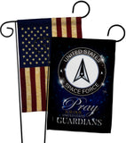 Pray United States Guardians - Military Americana Vertical Impressions Decorative Flags HG120068 Made In USA