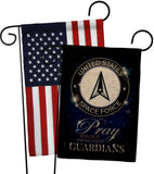 Pray United States Guardians - Military Americana Vertical Impressions Decorative Flags HG120068 Made In USA