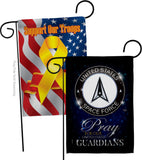 Pray United States Guardians - Military Americana Vertical Impressions Decorative Flags HG120068 Made In USA