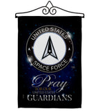 Pray United States Guardians - Military Americana Vertical Impressions Decorative Flags HG120068 Made In USA