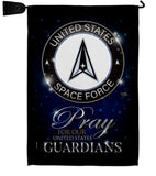 Pray United States Guardians - Military Americana Vertical Impressions Decorative Flags HG120068 Made In USA