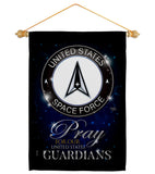 Pray United States Guardians - Military Americana Vertical Impressions Decorative Flags HG120068 Made In USA