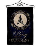 Pray United States Guardians - Military Americana Vertical Impressions Decorative Flags HG120068 Made In USA