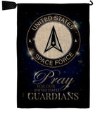 Pray United States Guardians - Military Americana Vertical Impressions Decorative Flags HG120068 Made In USA