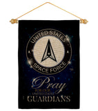 Pray United States Guardians - Military Americana Vertical Impressions Decorative Flags HG120068 Made In USA