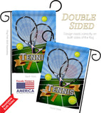 Tennis - Sports Interests Vertical Impressions Decorative Flags HG109002 Made In USA