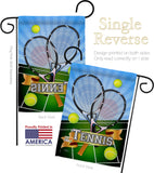 Tennis - Sports Interests Vertical Impressions Decorative Flags HG109002 Made In USA