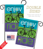 Bike Ride - Sports Interests Vertical Impressions Decorative Flags HG109040 Made In USA