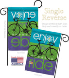 Bike Ride - Sports Interests Vertical Impressions Decorative Flags HG109040 Made In USA