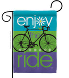 Bike Ride - Sports Interests Vertical Impressions Decorative Flags HG109040 Made In USA