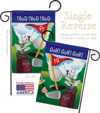 Golf!, Golf!, Golf! - Sports Interests Vertical Impressions Decorative Flags HG109043 Made In USA