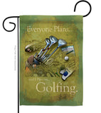 Plan To Golf - Sports Interests Vertical Impressions Decorative Flags HG109061 Made In USA