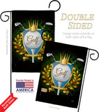King of Golf - Sports Interests Vertical Impressions Decorative Flags HG109080 Made In USA